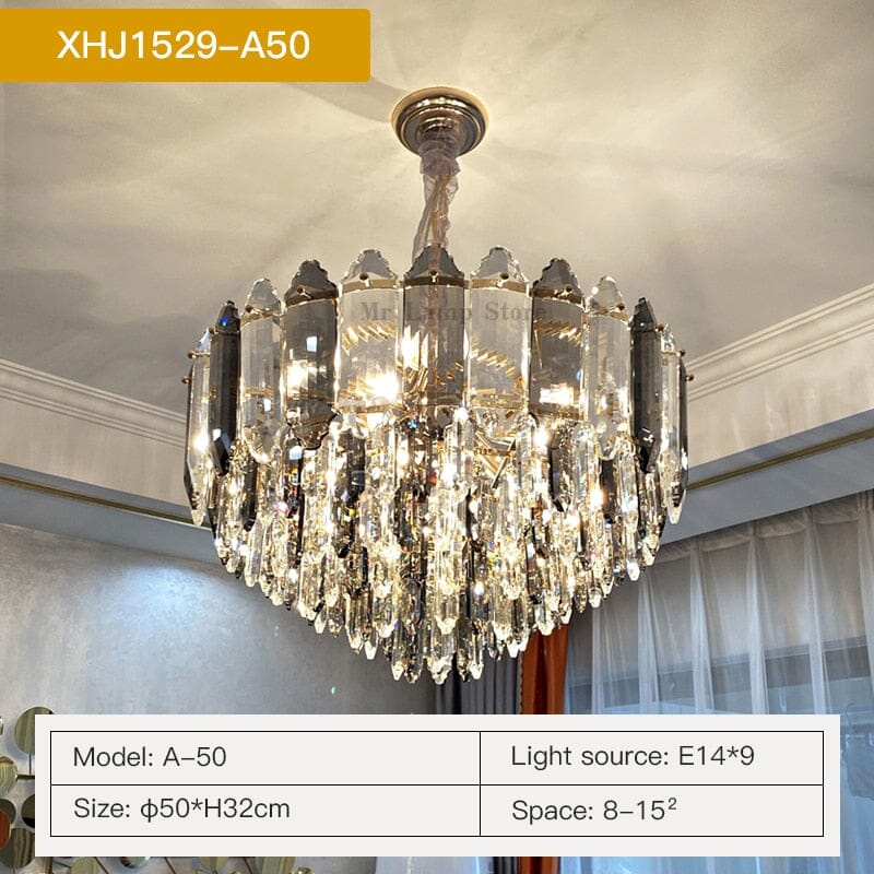 Jean Luxury Crystal Post Modern Chandelier