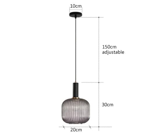 Omnay Retro Glass Pendant Lights