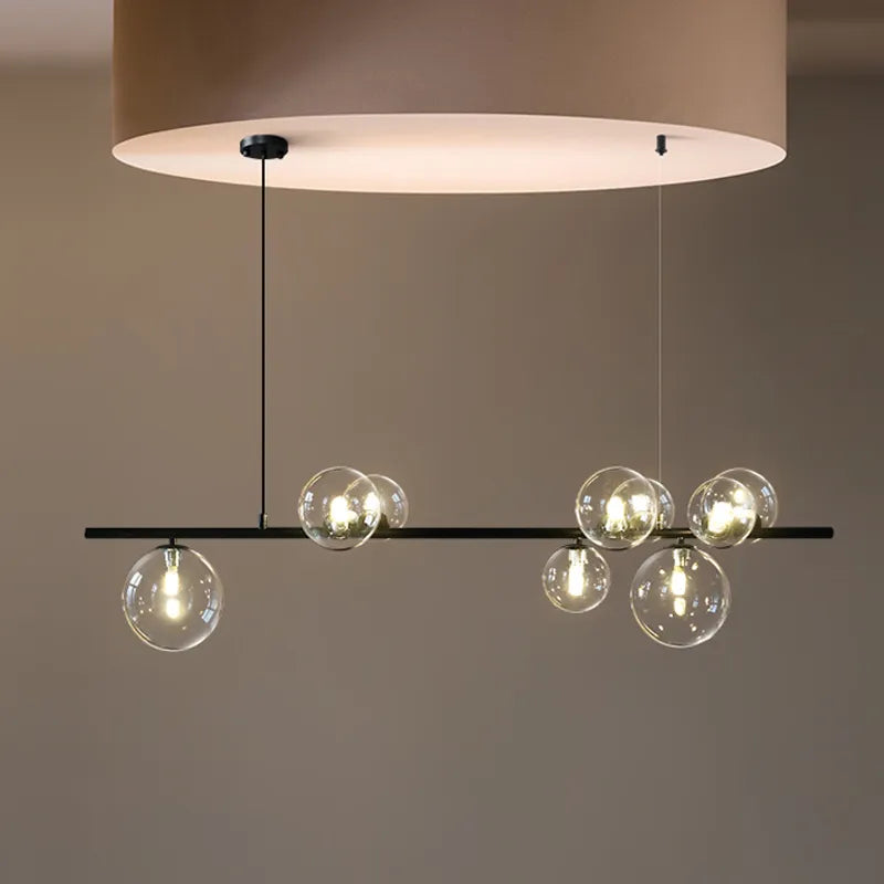Modern Nordic  Glass Ball Chandelier Light