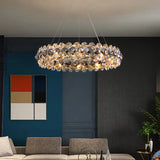 Modern Round Crystal Chandelier For Living Room