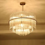 NYRA Luna Crystal Droplet Chandelier Collection