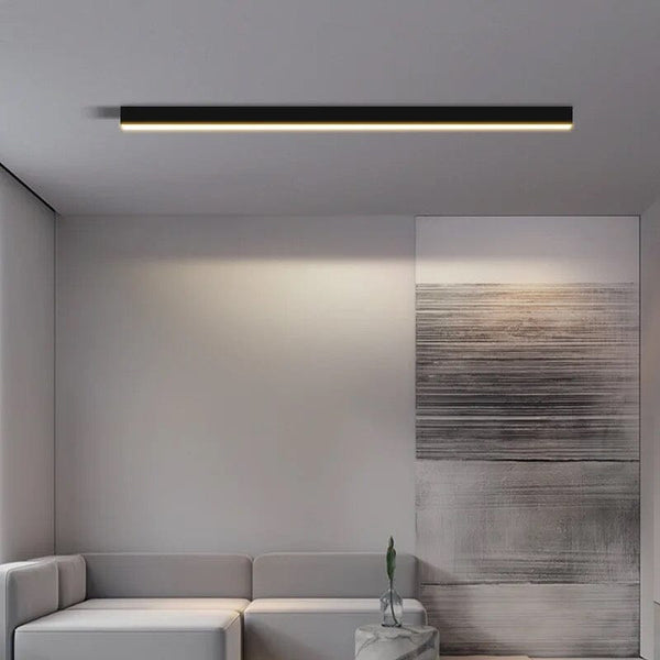 Linear Long Strip Lampara Techo Chandelier
