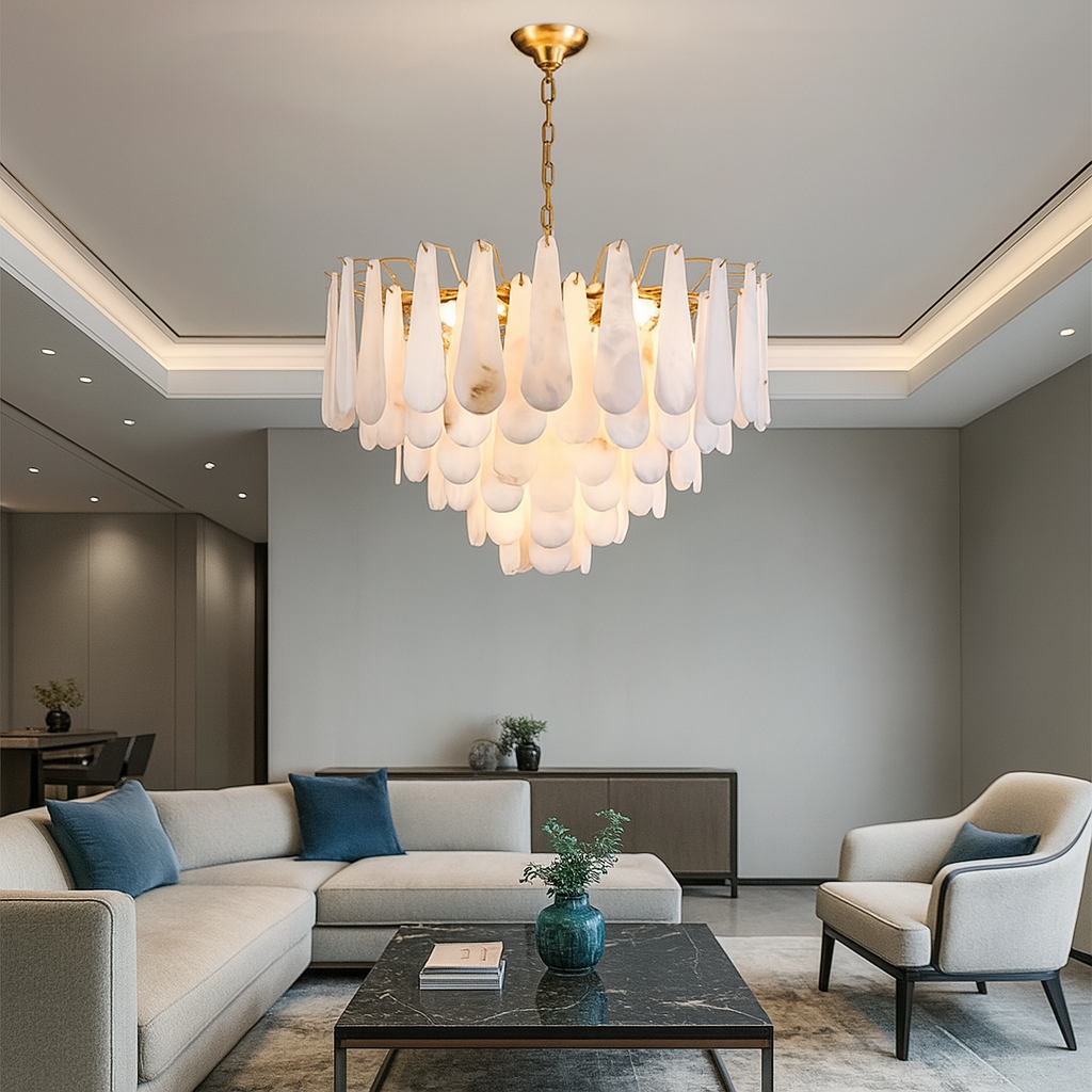 Flora Alabaster Chandelier