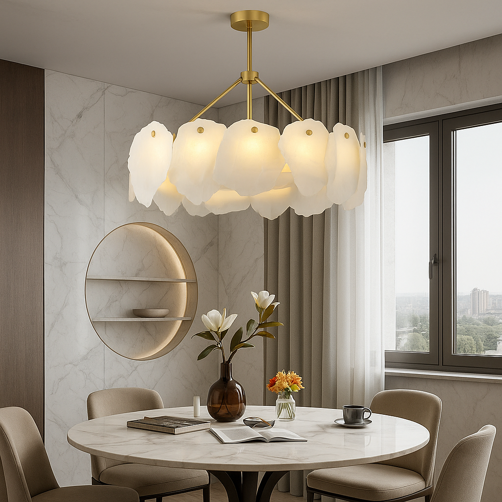 Arabella Marble Ceiling Chandelier