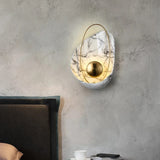 Luxury Imitation Marble Wall Lamp