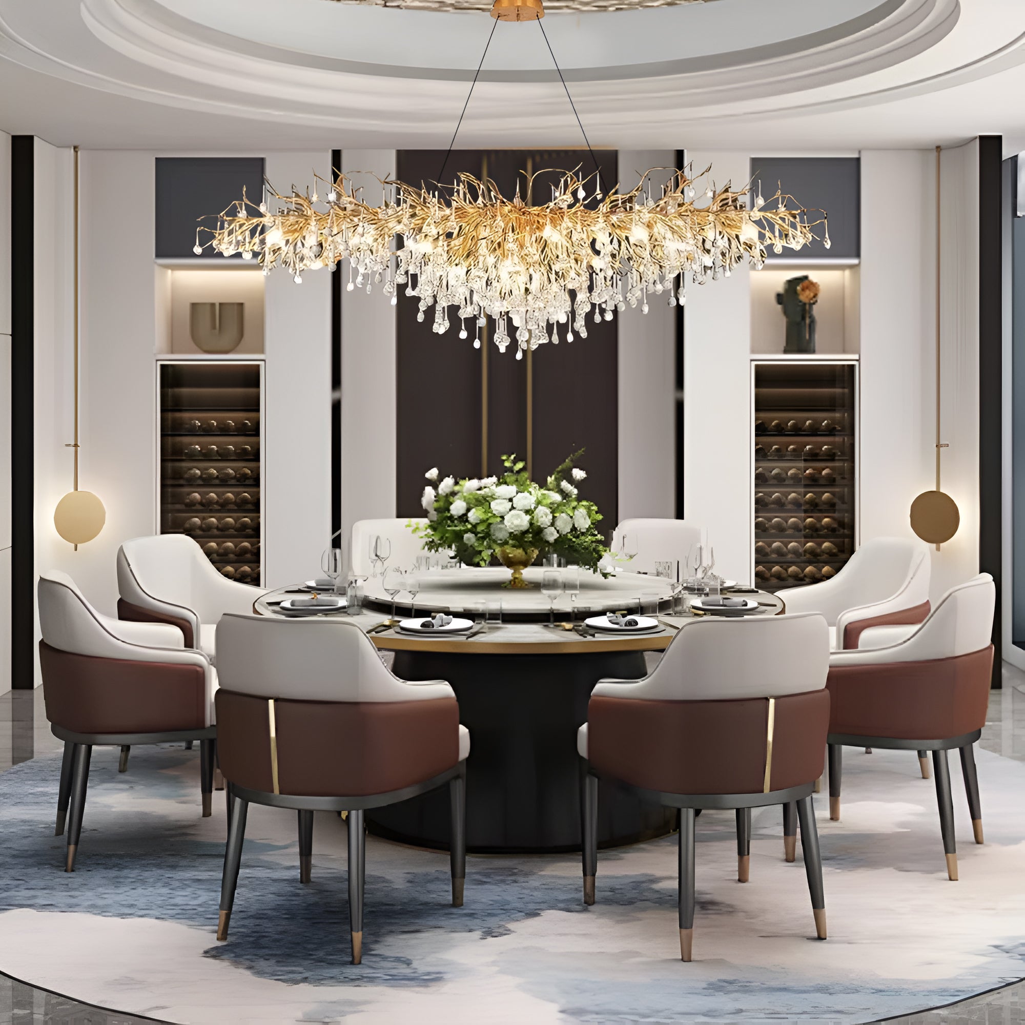 NYRA Water Drop Customisable Chandelier