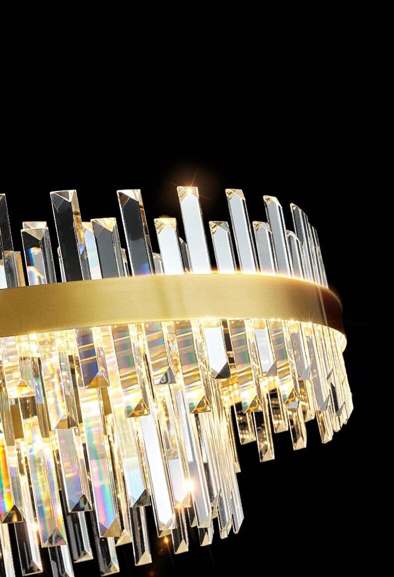 Crystal Amani Semi Flush Pendant