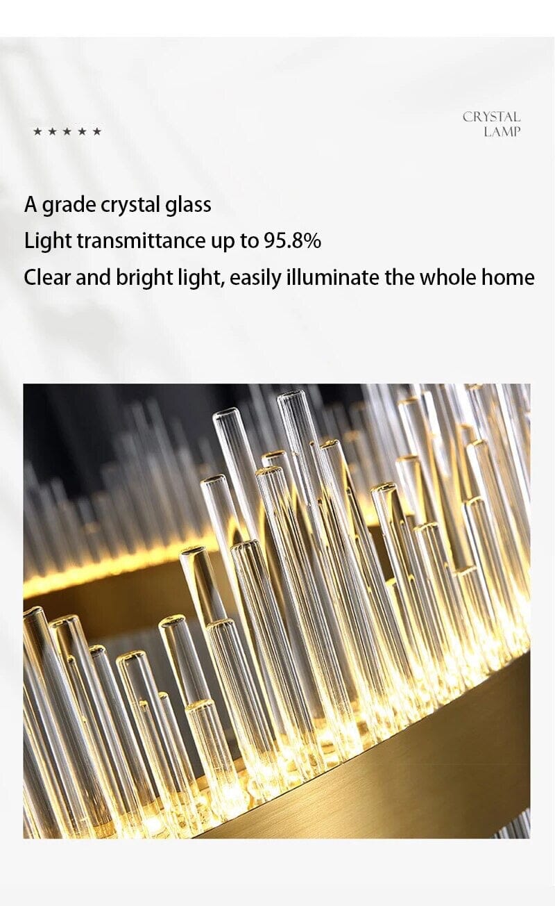 Luxury Wilmer Crown Crystal Chandelier