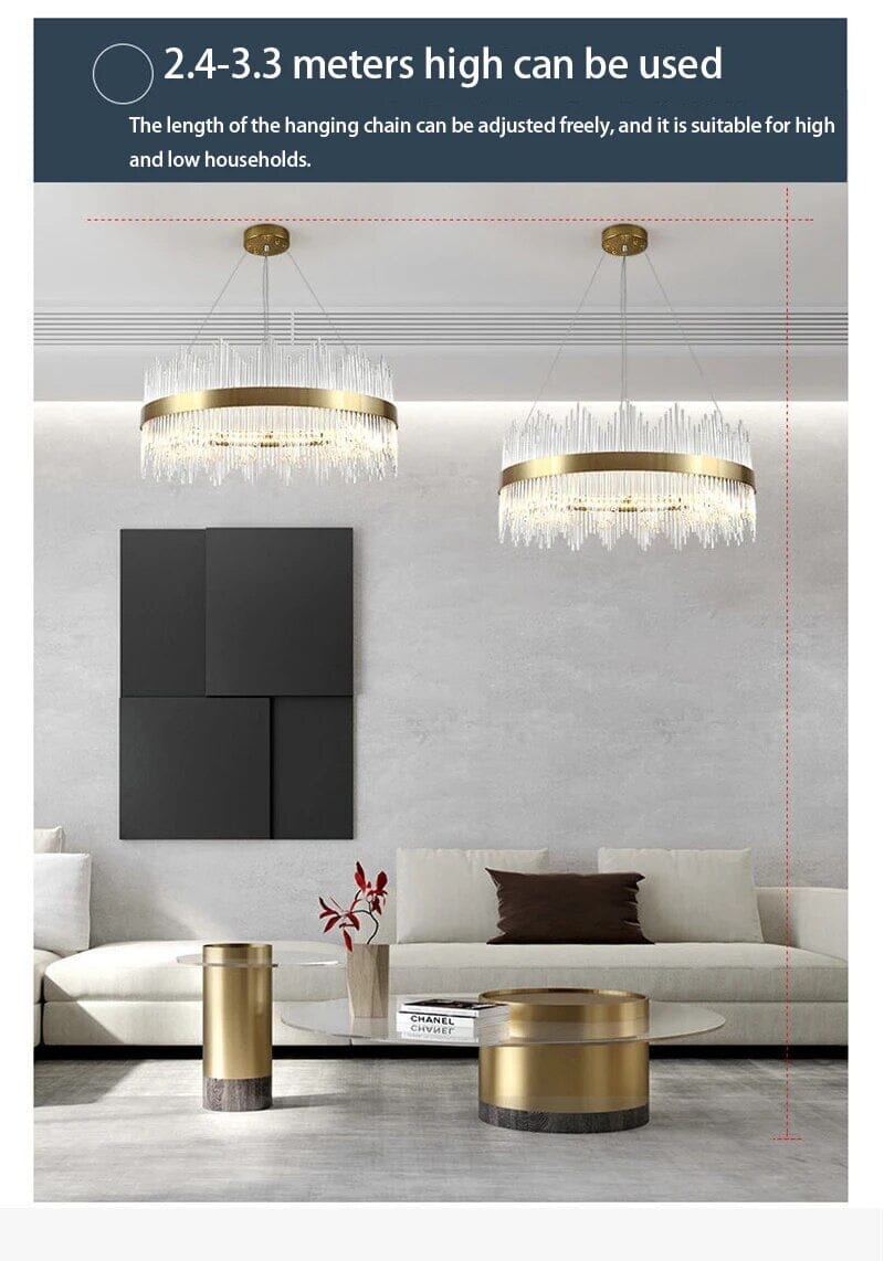 Luxury Wilmer Crown Crystal Chandelier