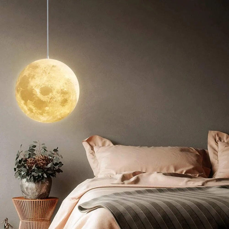 3D Romantic Planet Moon Chandelier