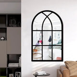 Window Style Arched Mirror 42x27cm