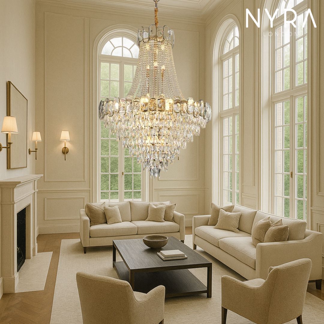 Mirova Modern Crystal Chandelier