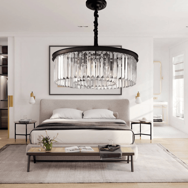 American K9 Crystal  Black Pendant Light