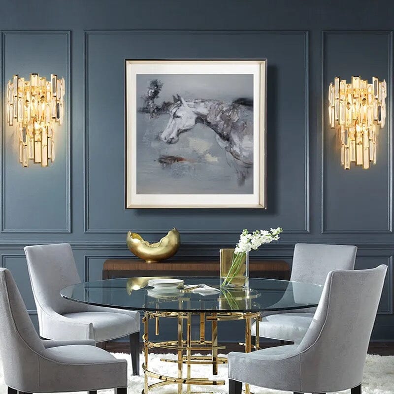 Royal Chariot Crystal Wall Lamps