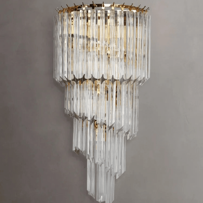 Gold Luxury Crystal Wall Lamps