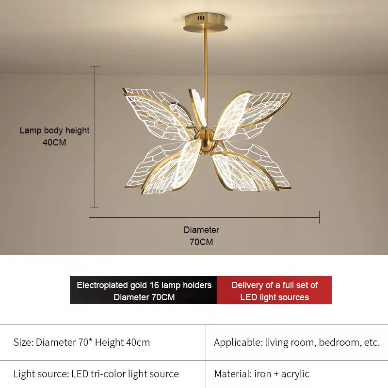 Butterfly Acrylic Chandelier