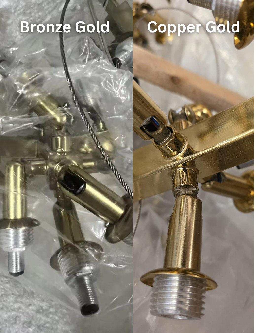 Golden Grape Vine Chandelier