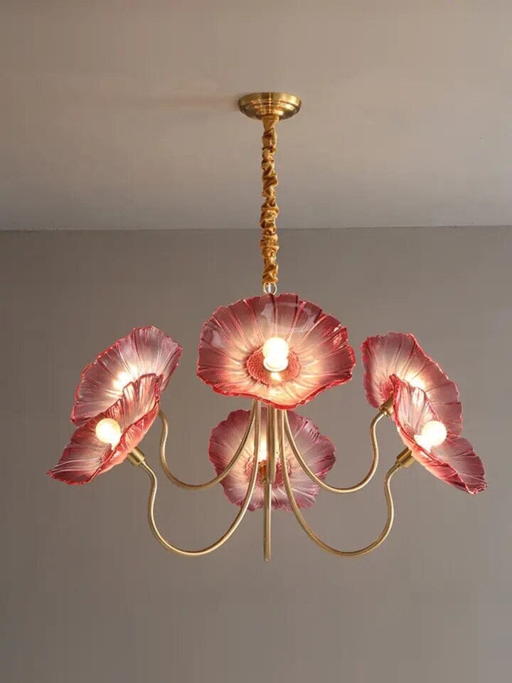 Coventry Luxury Gold Flower Design LED Chandelier