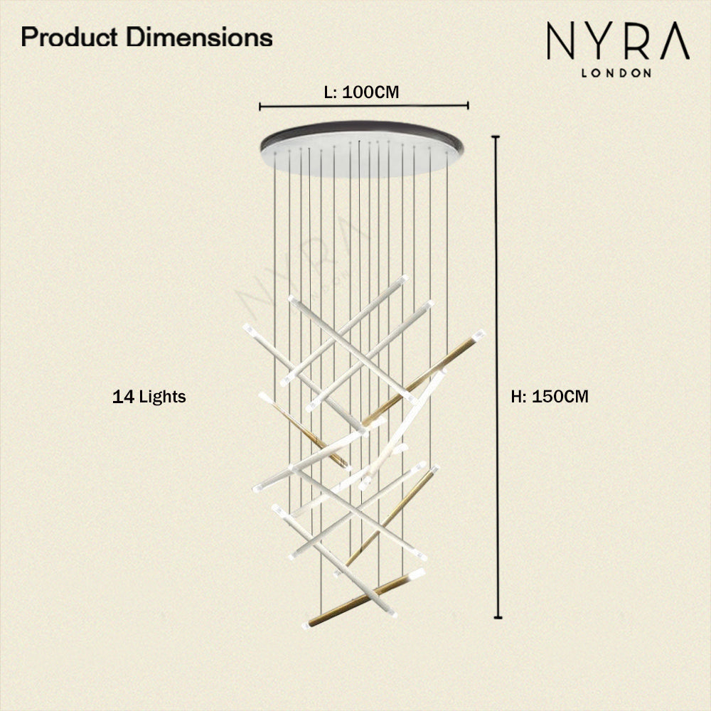 Nano Tube Chandelier