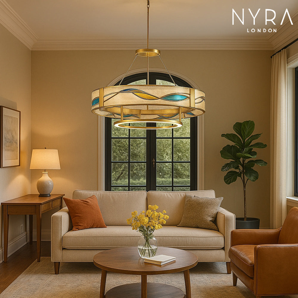 LOVO Enamel Round Chandelier