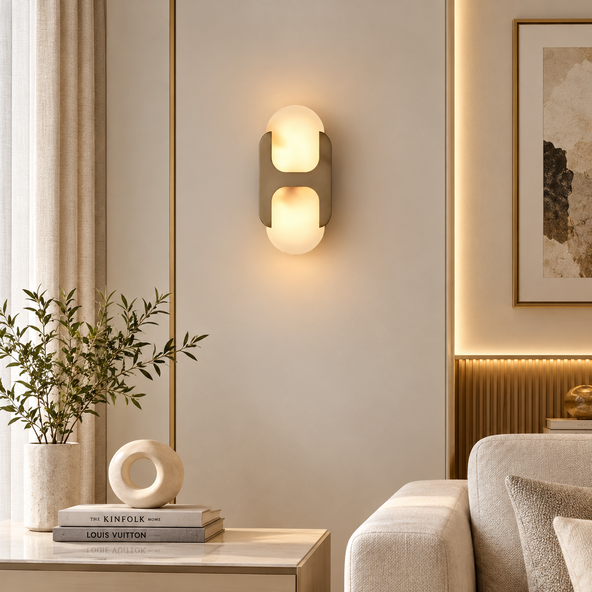 Loria Marble Wall Lamp