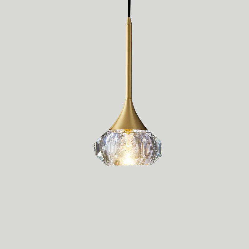 MERK Tear-drop Crystal Pendant