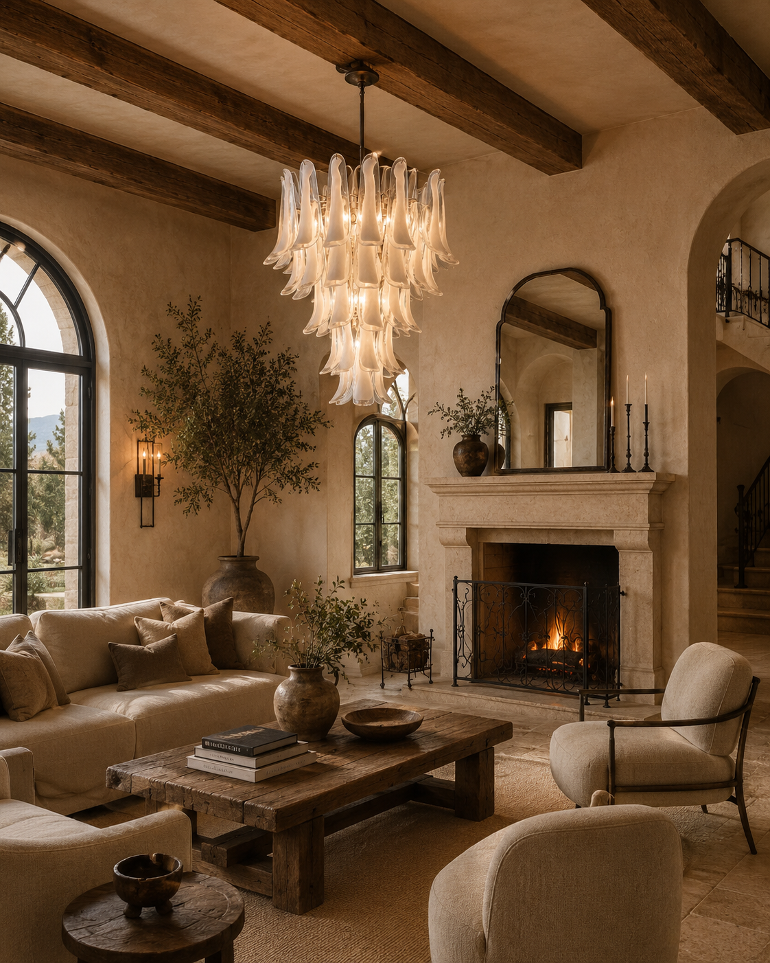 Maisonix Glass Pendant Light