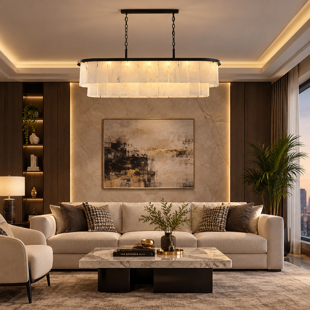 Marmora Alabaster Chandelier