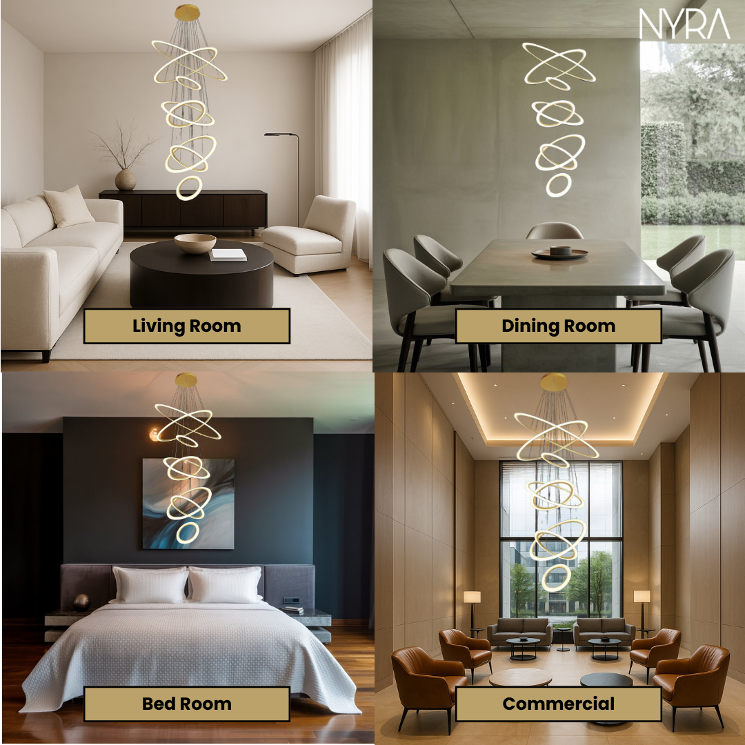 Mia Ring Chandelier 
