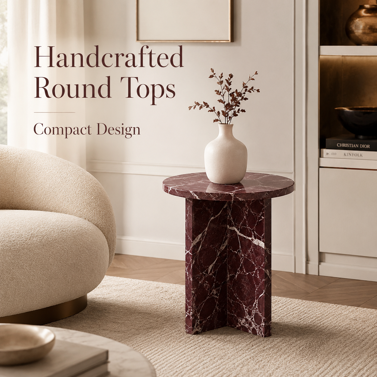 Monterra Marble Side Tables