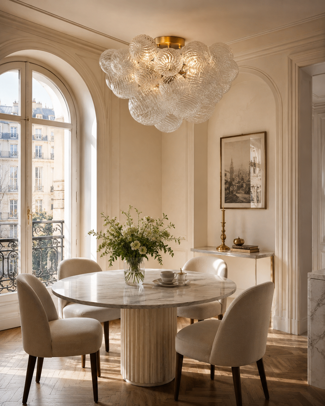 NYRA Bubble Chandelier