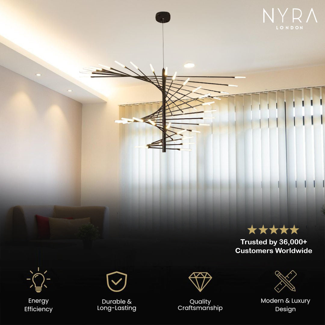 NYRA Spiral Chandelier