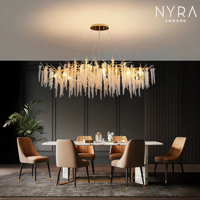 NYRA Tree Branch Crystal Chandelier