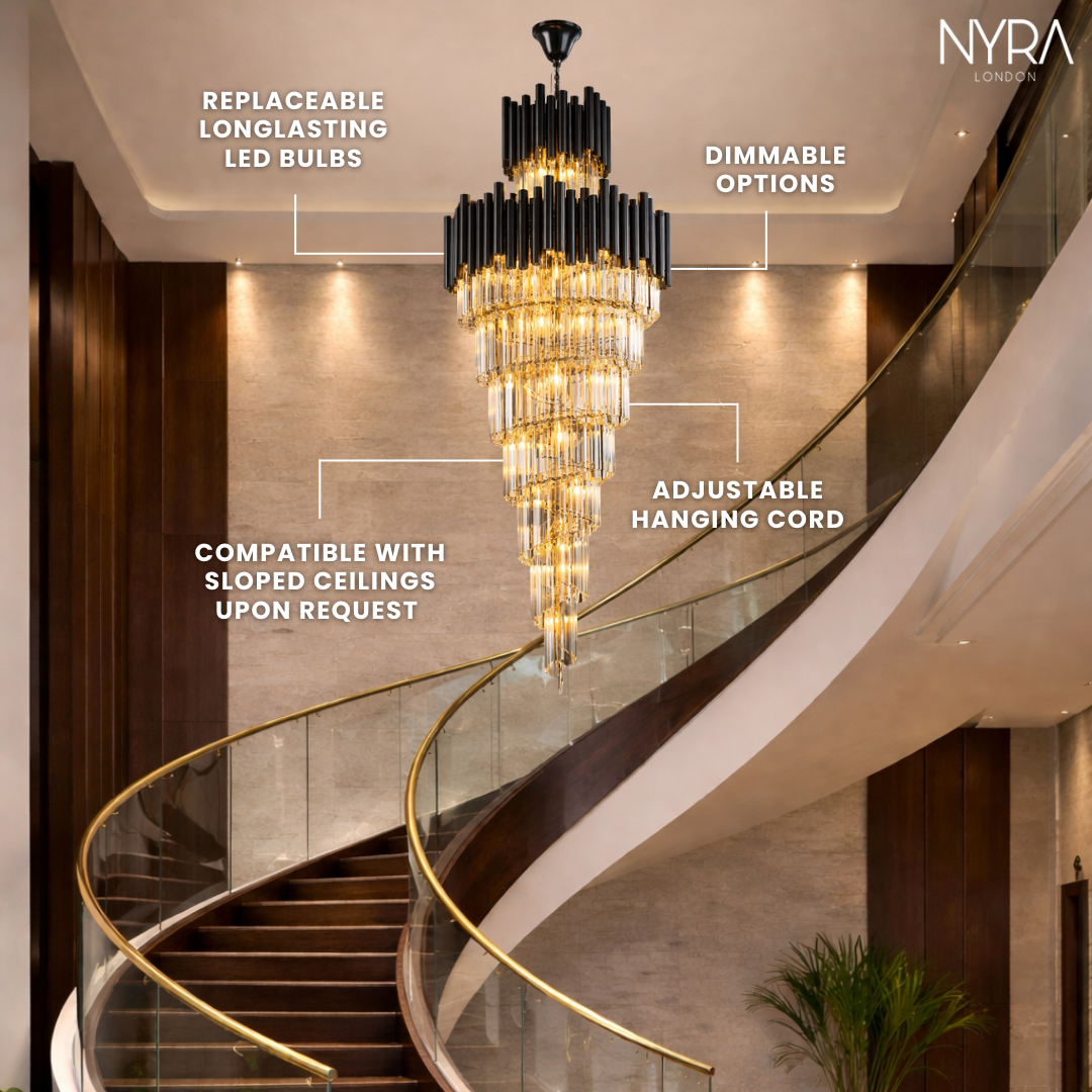 New York Black Chandelier