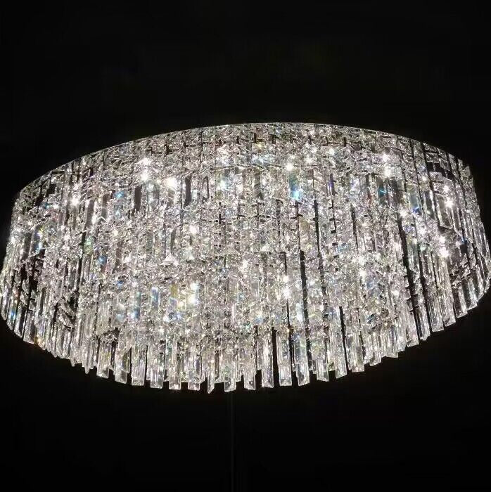Grand Crystal Lustre LED Ceiling Light