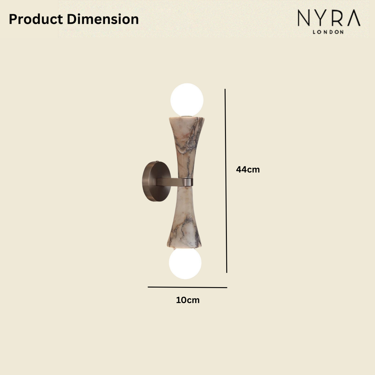 Orbis Marble Wall Lamp