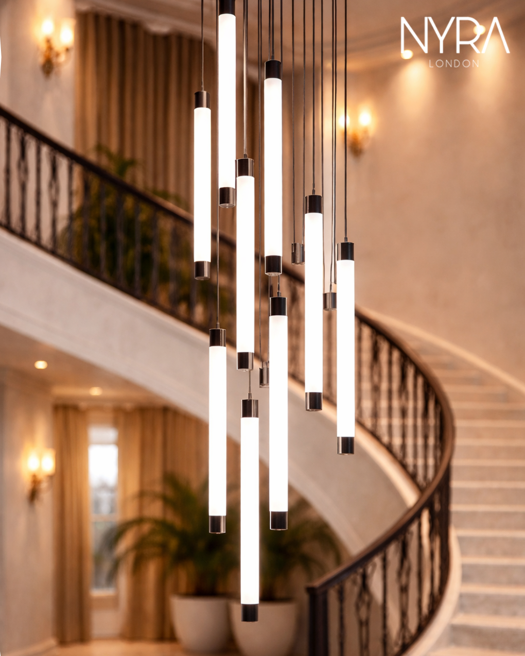 Orion Drift Staircase Pendant