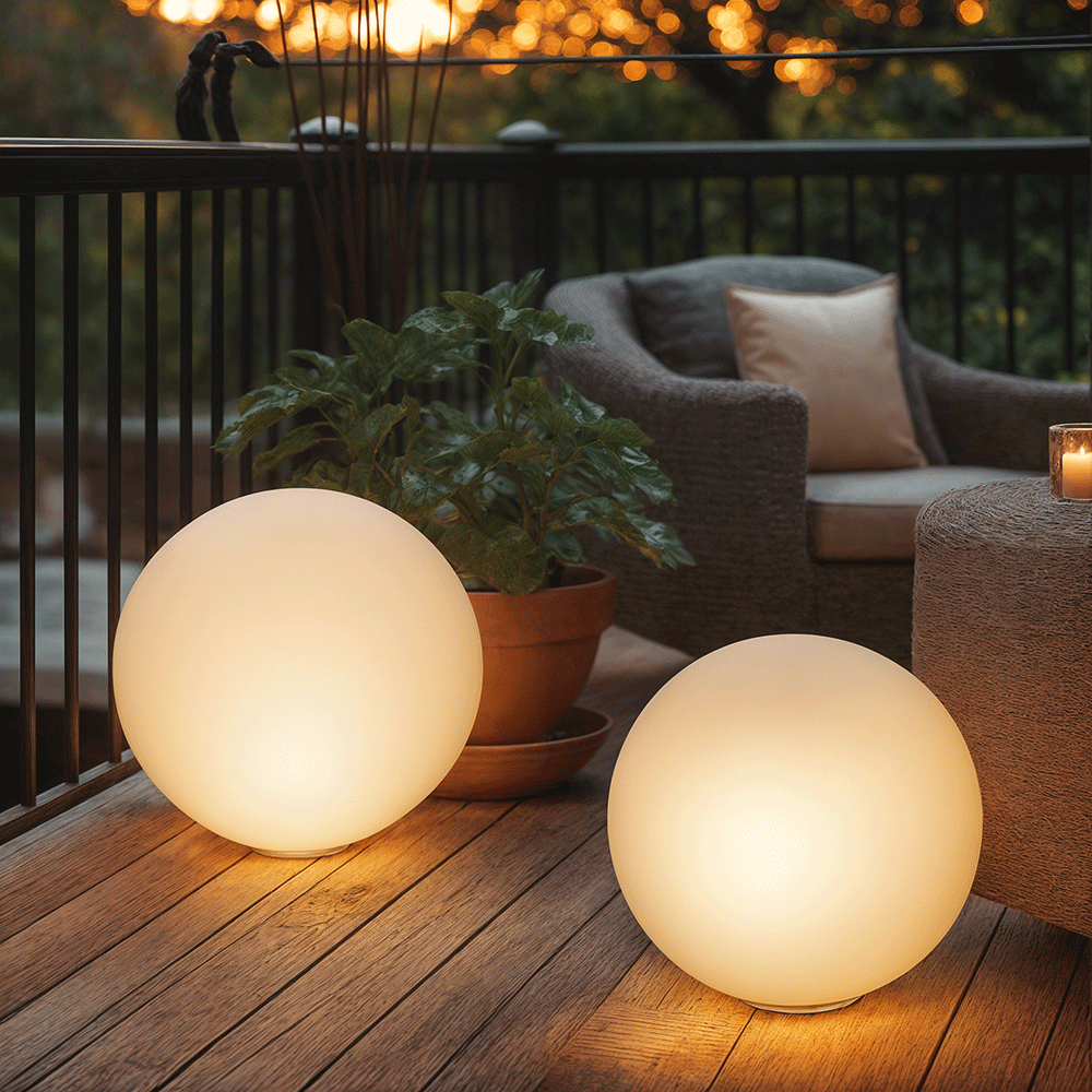 Led ball lights outdoor hotsell