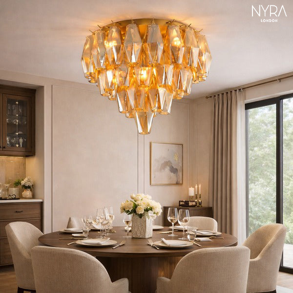 Madelyn Glass Ceiling Light