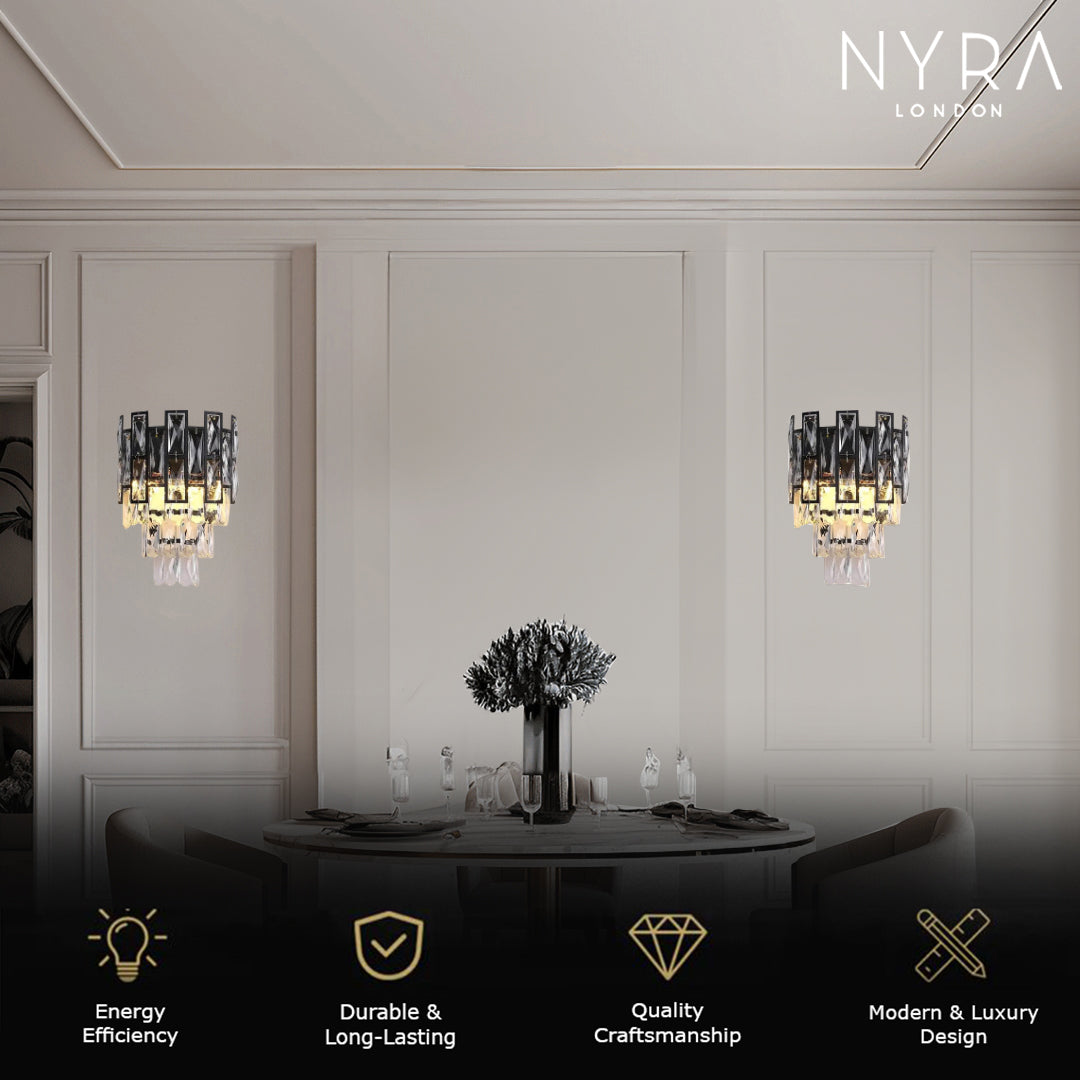 Rochelle Crystal Wall Lamps
