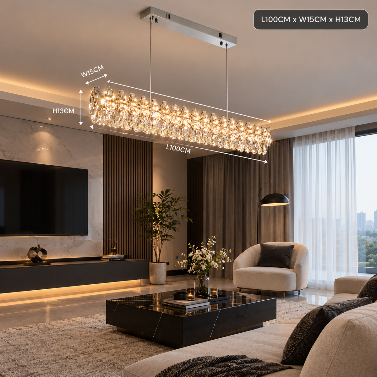 Romana Crystal Chandelier