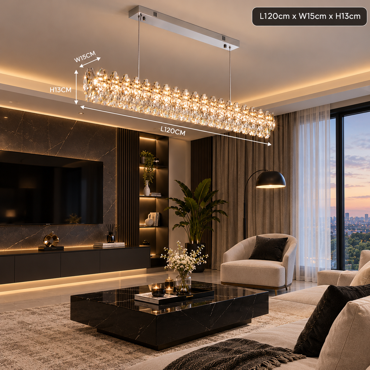 Romana Crystal Chandelier