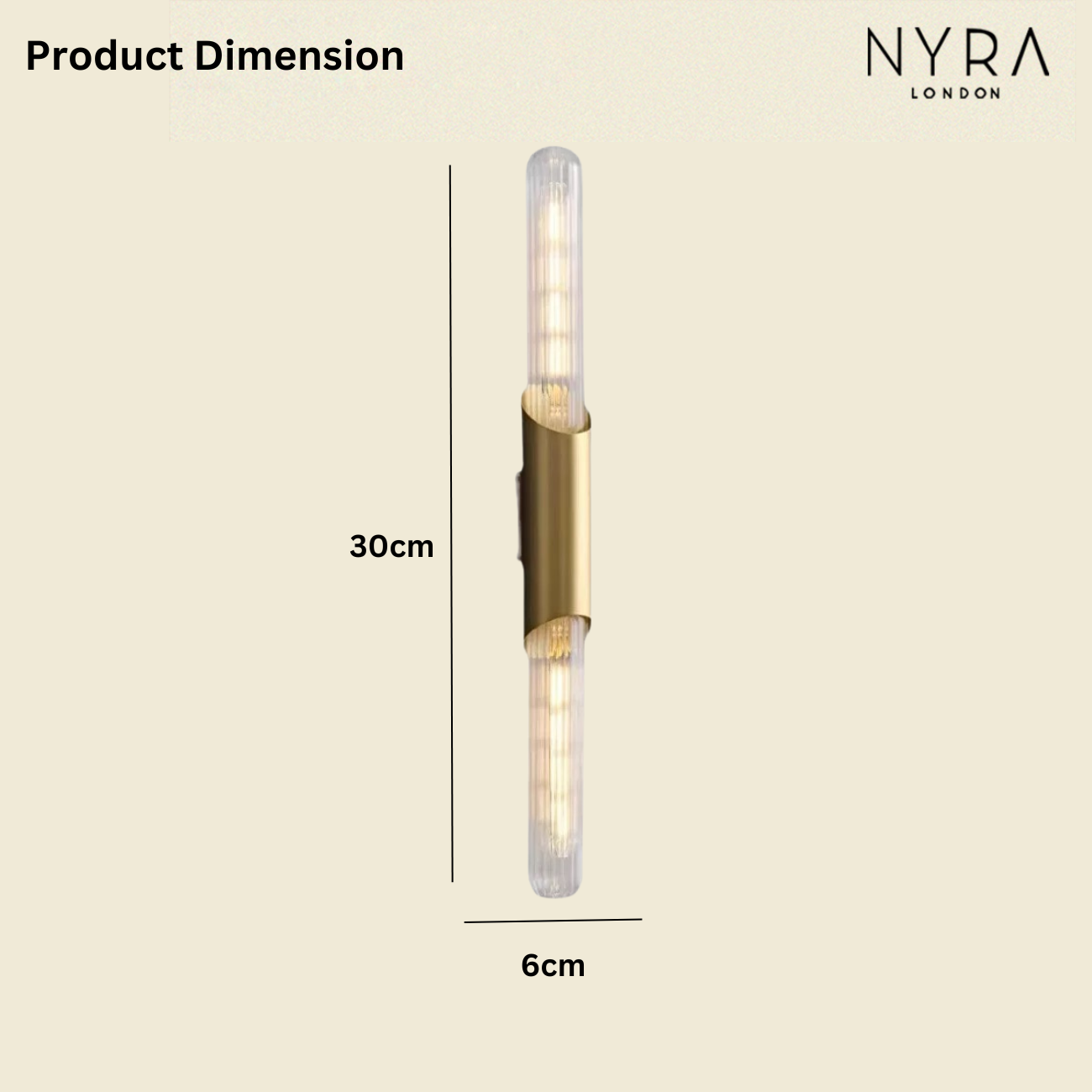 Ruvin Strip Wall Lamp