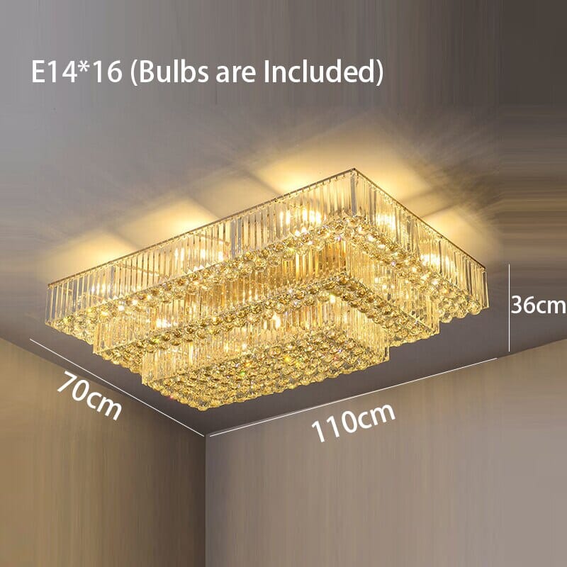 Angela Gold LED Ceiling Lights