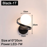 Black Copper LED Wall Lights