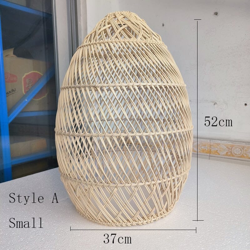 Natural Rattan Hand-woven Japanese Pendant