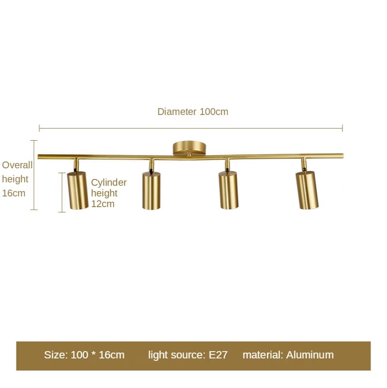 Modern Golden LED Spotlights