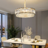 Round Simple Crystal Chandelier