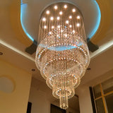 Bayswater Crystal Long Chandelier