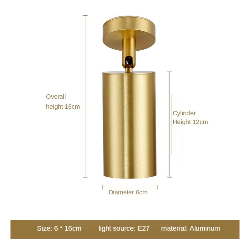 Modern Golden LED Spotlights